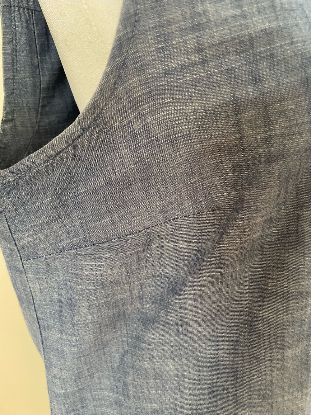 Chambray Dress in Denim Blue by Finley - Picture 7 of 10